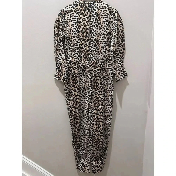 Something Navy Leopard Print Jumpsuit - Picture 8 of 16